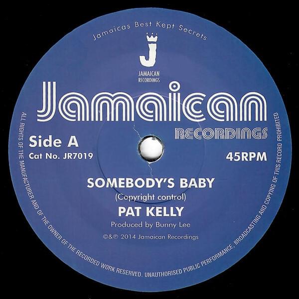Album cover art for "Somebody’s Baby" by Pat Kelly