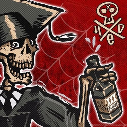 Album cover art for "Death Awaits" by (hed) p.e.