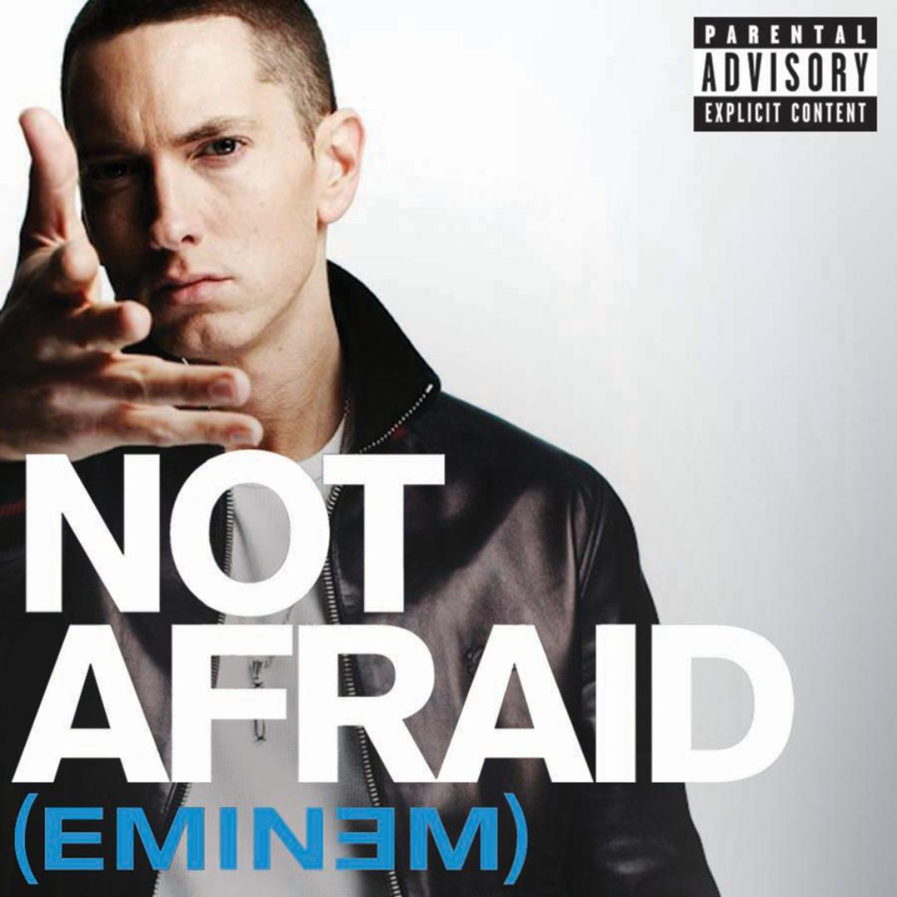Album cover art for "Not Afraid" by Eminem