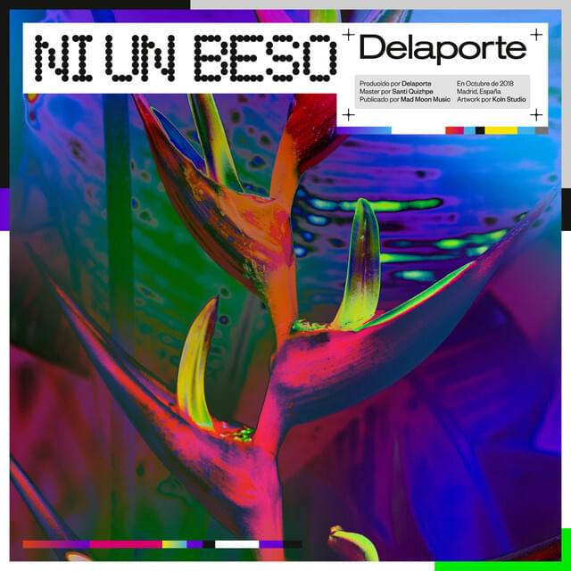Album cover art for "Ni un Beso" by Delaporte