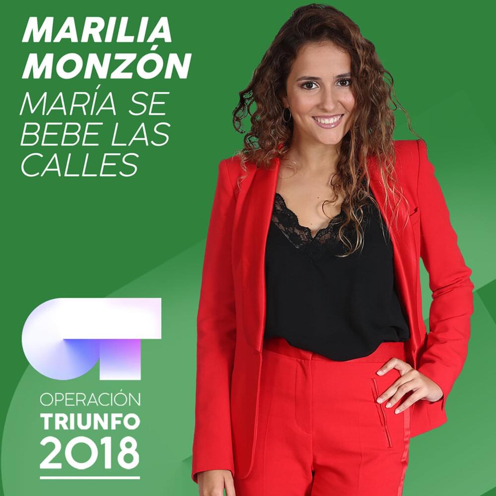 Album cover art for "María Se Bebe Las Calles" by Operación Triunfo 2018 & Marilia Monzón