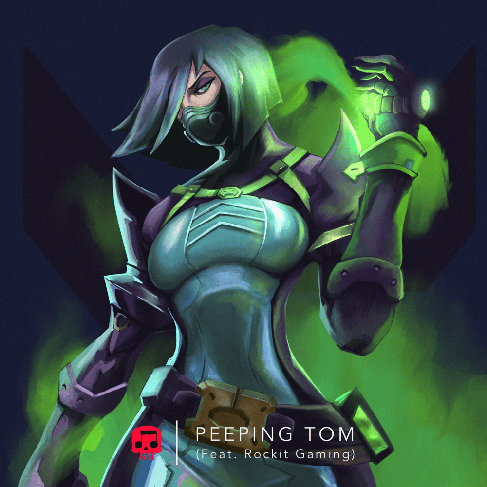 Album cover art for "Peeping Tom" by JT Music & Rockit Music