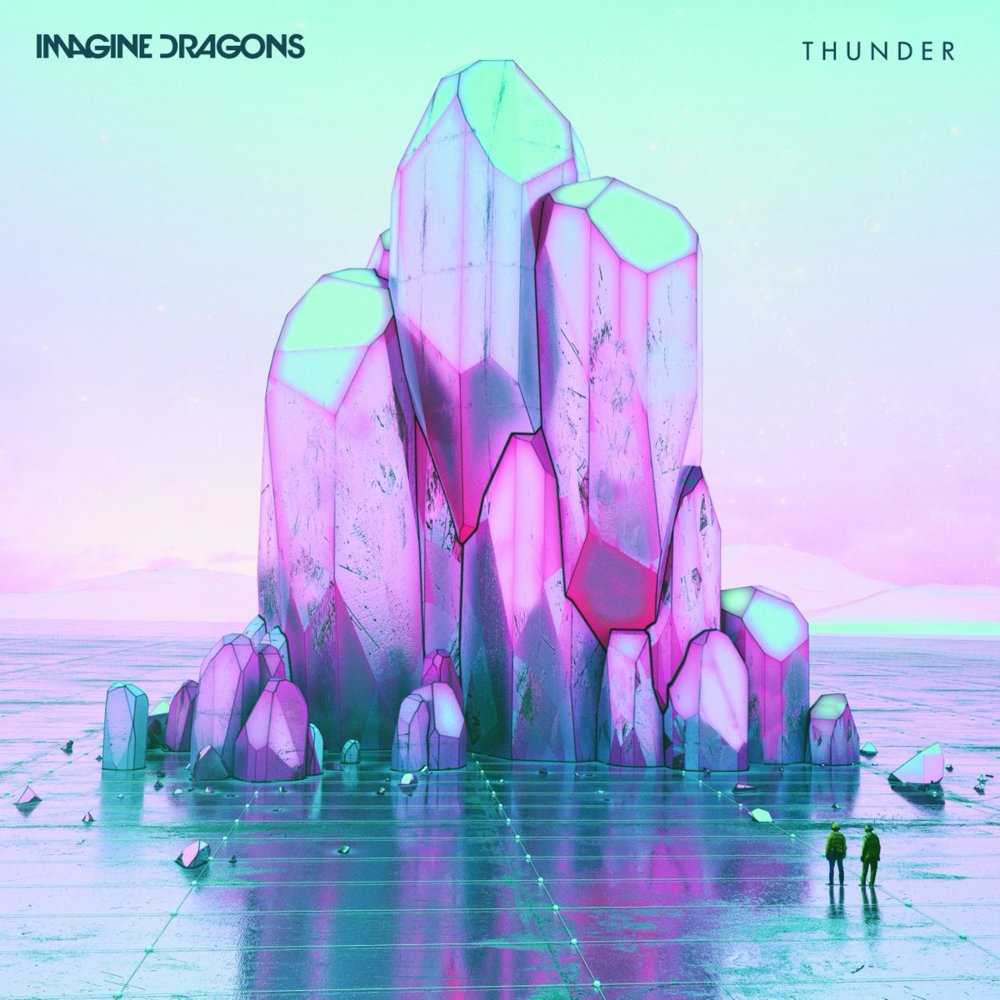 Album cover art for "Imagine Dragons - Thunder (Tradução em Português)" by Genius Brasil Traduções