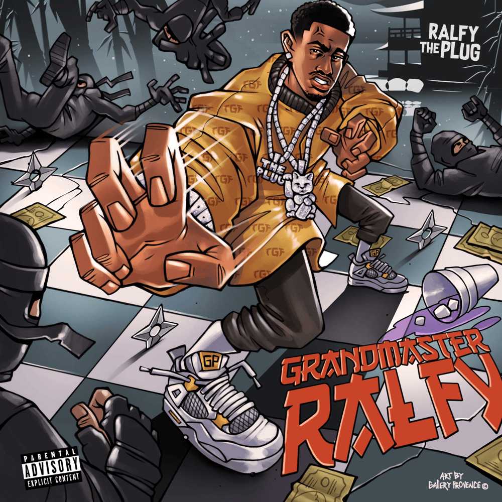 Album cover art for "GRANDMASTER RALFY" by Ralfy the Plug