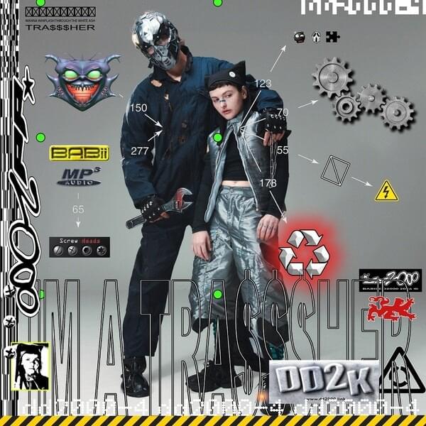 Album cover art for "Tra$$$her" by BABii & Pholo & Samuel Organ