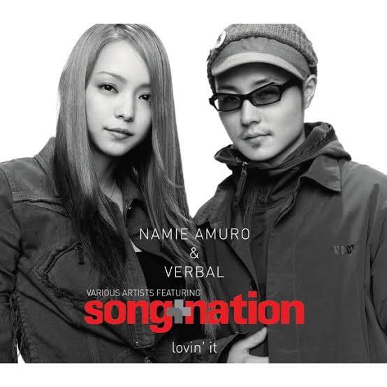 Album cover art for "lovin’ it" by Namie Amuro & VERBAL