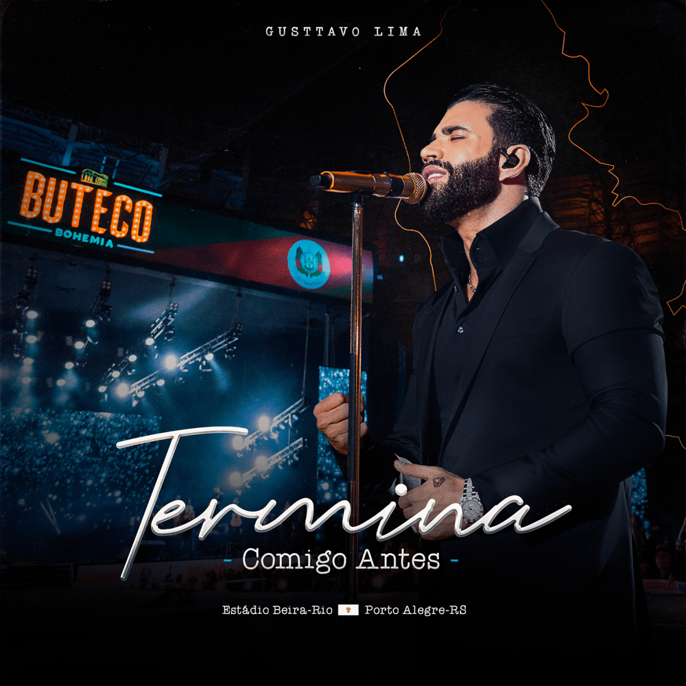 Album cover art for "Termina Comigo Antes" by Gusttavo Lima