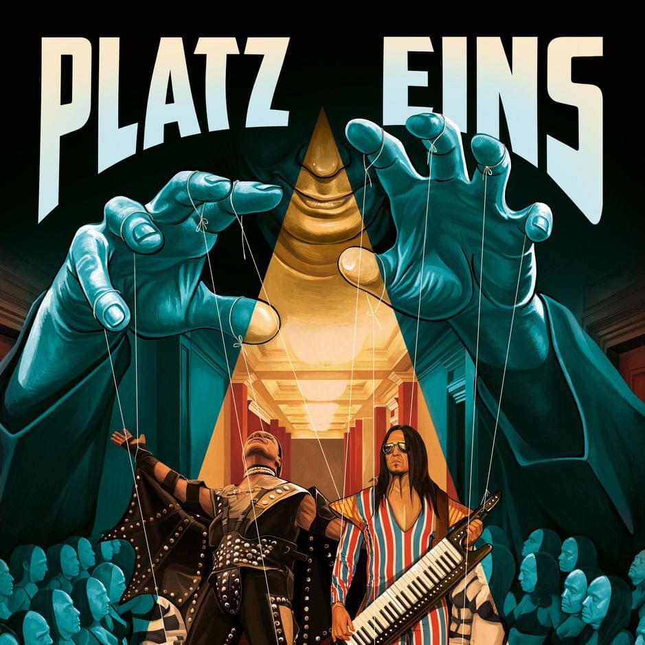 Album cover art for "Platz eins" by Lindemann