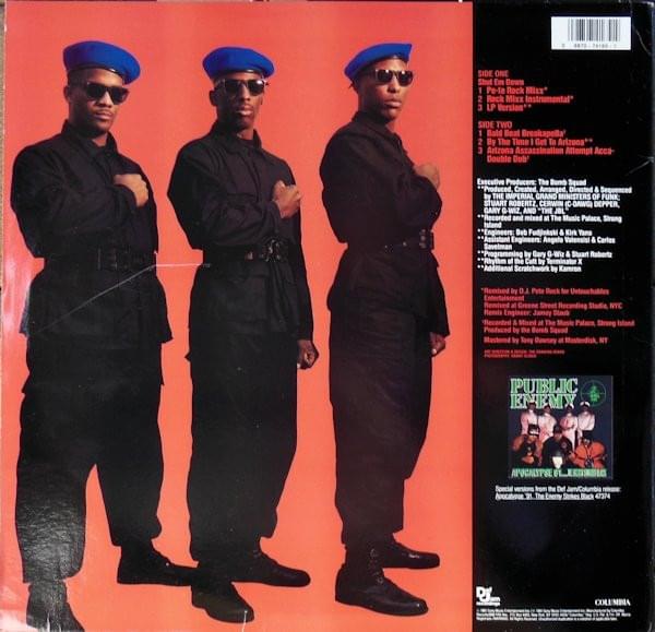 Album cover art for "Shut Em Down (Rock Mixx Instrumental)" by Public Enemy
