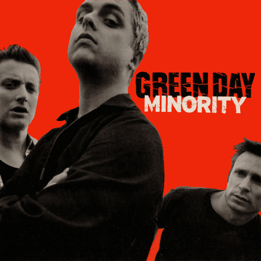Album cover art for "Minority" by Green Day