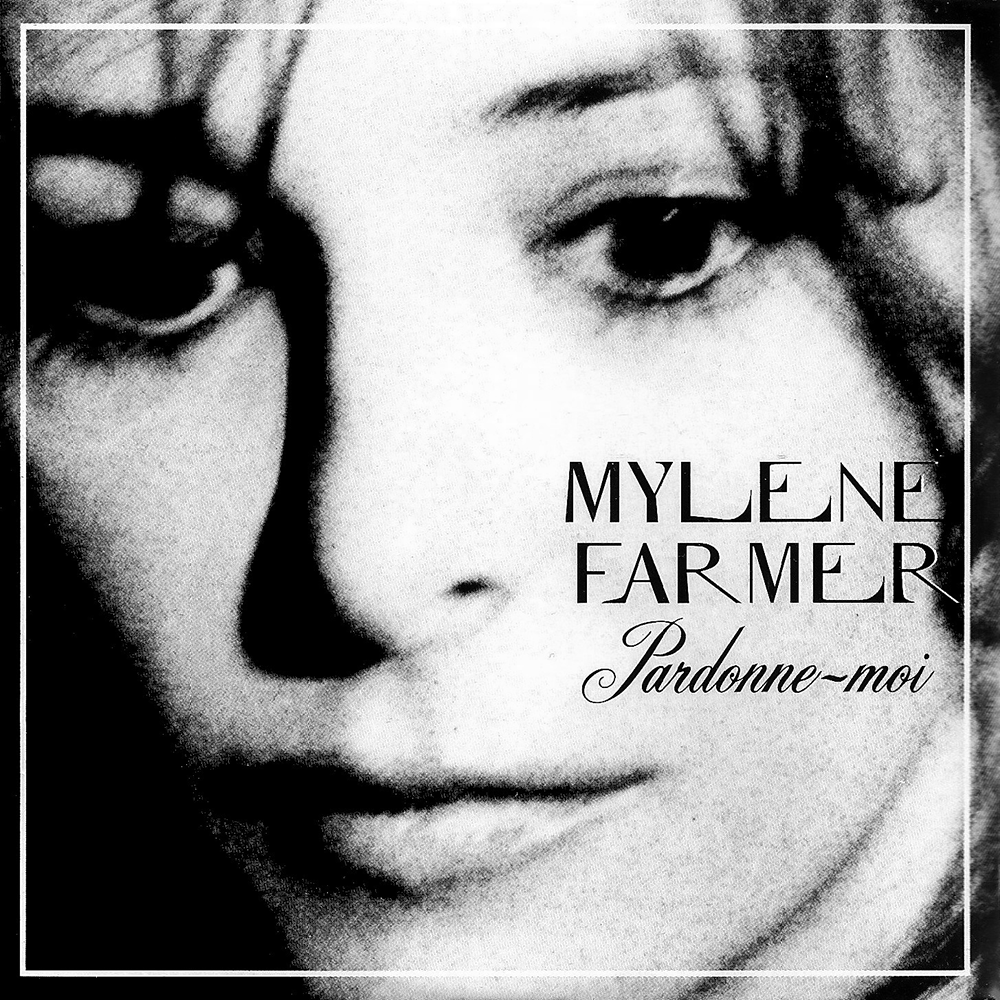Album cover art for "Pardonne-moi" by Mylène Farmer
