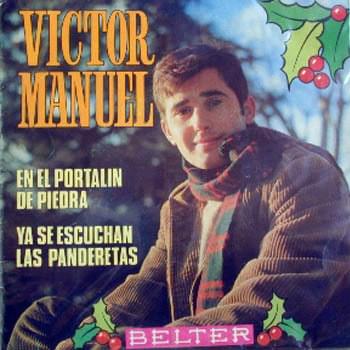 Album cover art for "En el portalin de piedra" by Víctor Manuel