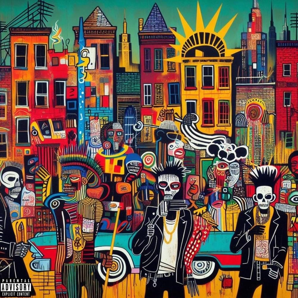 Album cover art for "Barbershop Talk" by Dyme-A-Duzin & Bishop Nehru