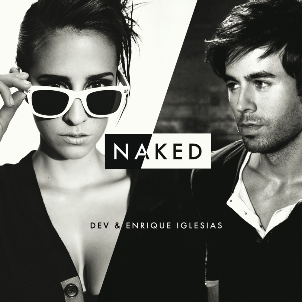 Album cover art for "Naked" by Dev & Enrique Iglesias