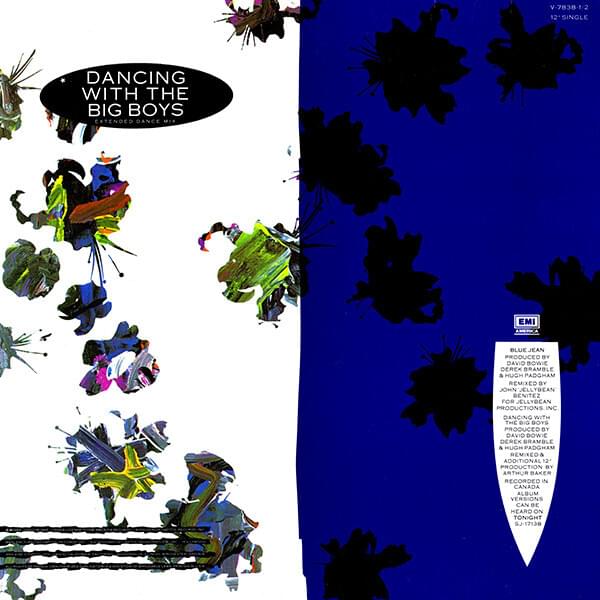 Album cover art for "Dancing with the Big Boys" by David Bowie