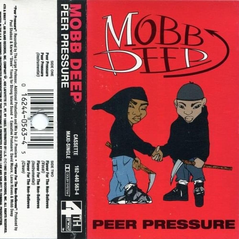 Album cover art for "Peer Pressure" by Mobb Deep