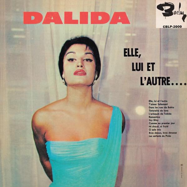 Album cover art for "Itsi bitsi petit bikini" by Dalida