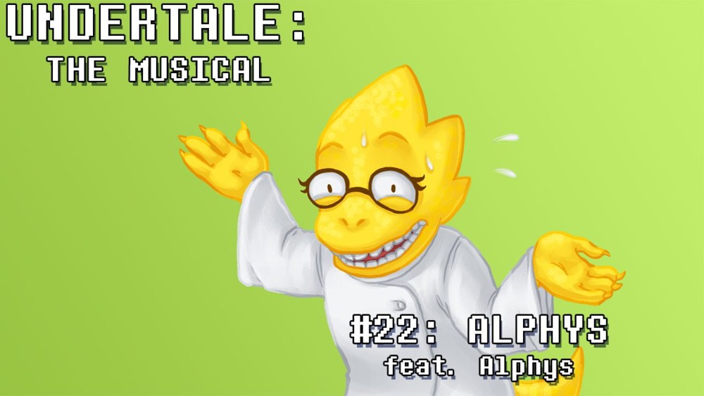 Album cover art for "Alphys" by Man on the Internet & Alex Beckham & Brenna H.