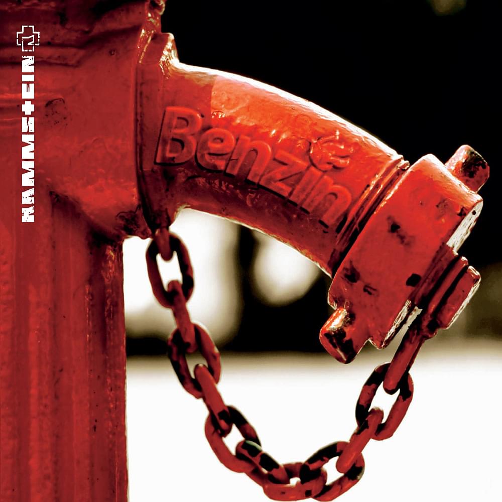 Album cover art for "Benzin" by Rammstein