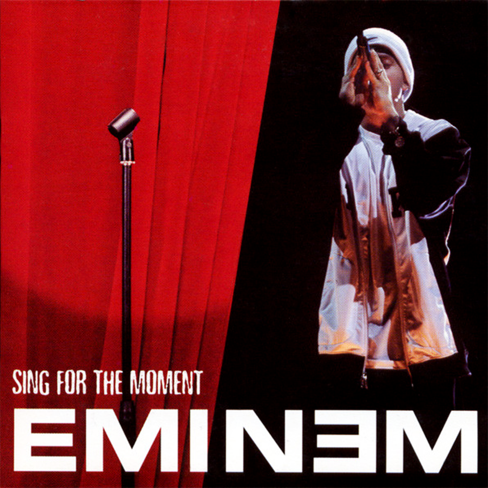Album cover art for "Sing for the Moment" by Eminem