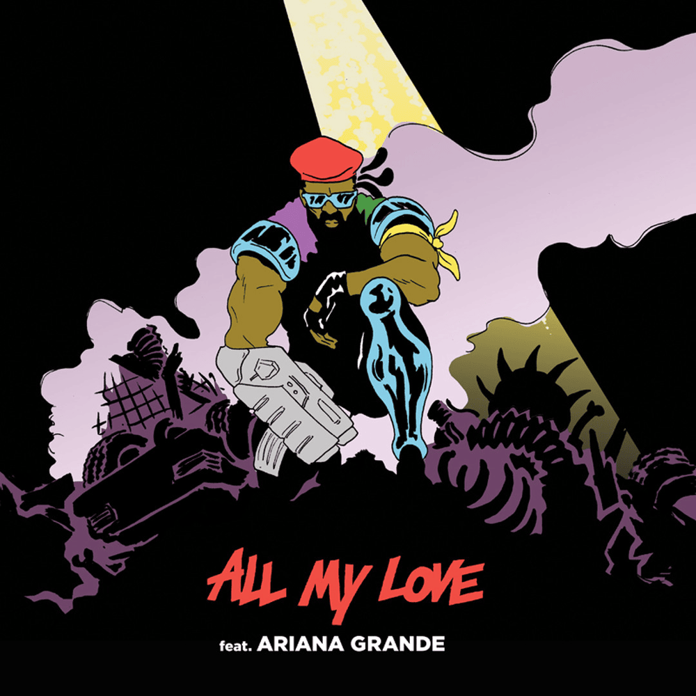 Album cover art for "All My Love" by Major Lazer & Ariana Grande