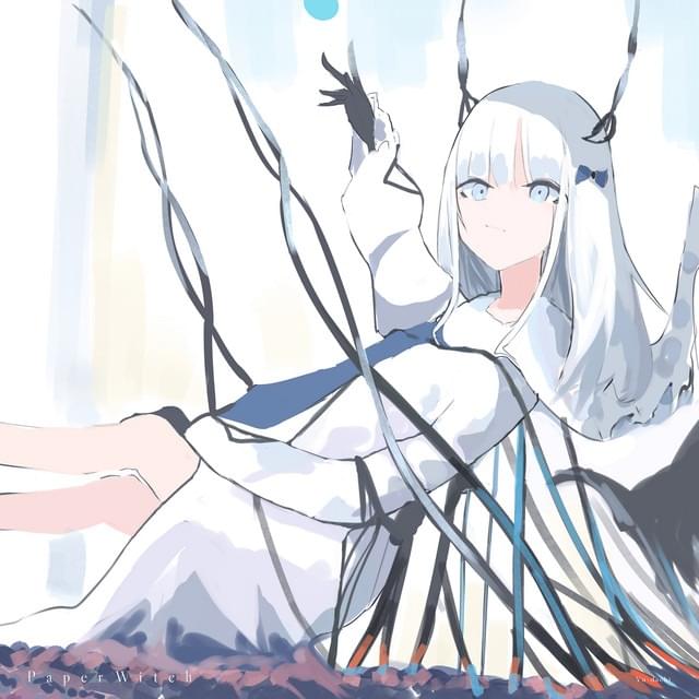Album cover art for "Paper Witch" by Yu-dachi