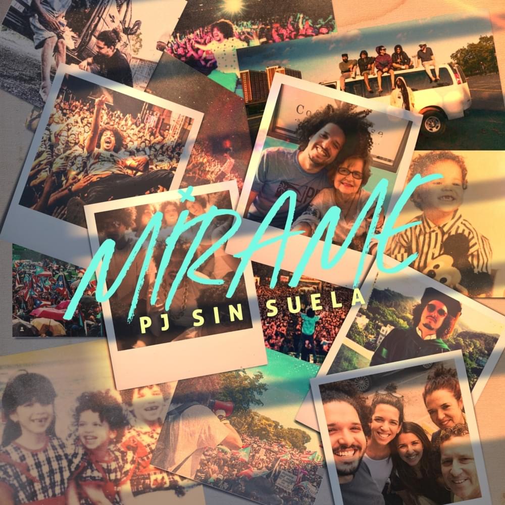 Album cover art for "Mírame" by PJ Sin Suela
