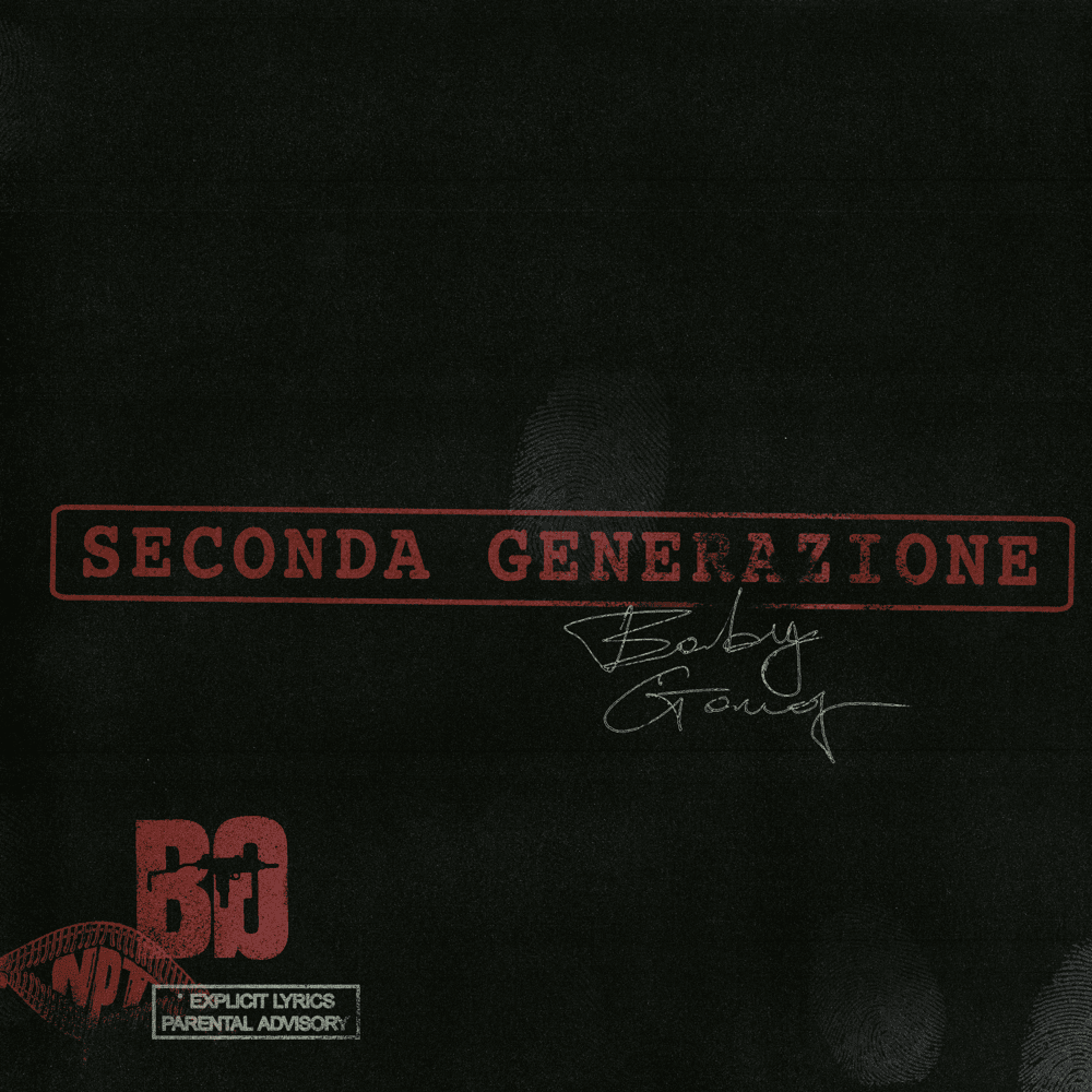 Album cover art for "Seconda Generazione" by Baby Gang