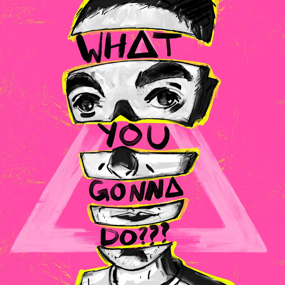 Album cover art for "WHAT YOU GONNA DO???" by Bastille & Graham Coxon