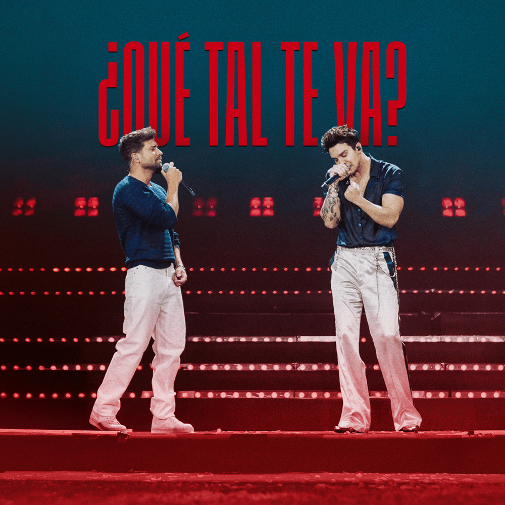 Album cover art for "¿Qué tal te va? (Versión en portugués)" by Pablo Alborán & Luan Santana