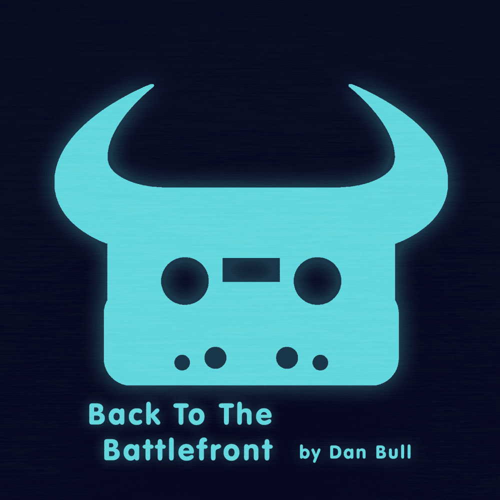 Album cover art for "Back To The Battlefront" by Dan Bull