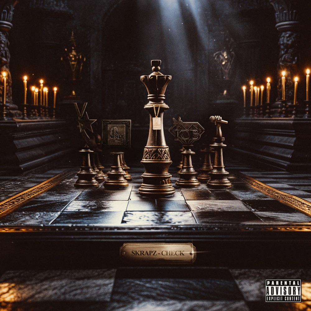 Album cover art for "Check" by Skrapz