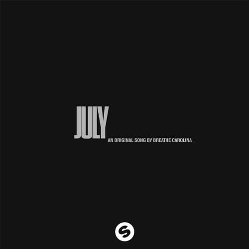 Album cover art for "July" by Breathe Carolina