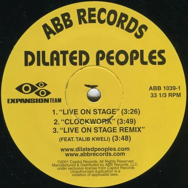 Cover image for Live On Stage / Clockwork