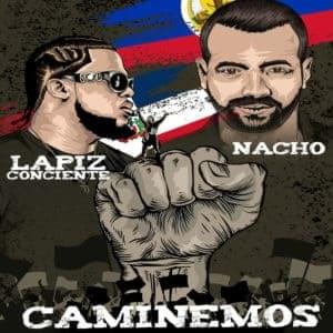 Album cover art for "Caminemos" by Lapiz Conciente