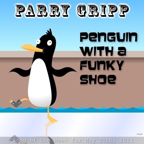 Album cover art for "Penguin with a Funky Shoe (Funky Version)" by Parry Gripp