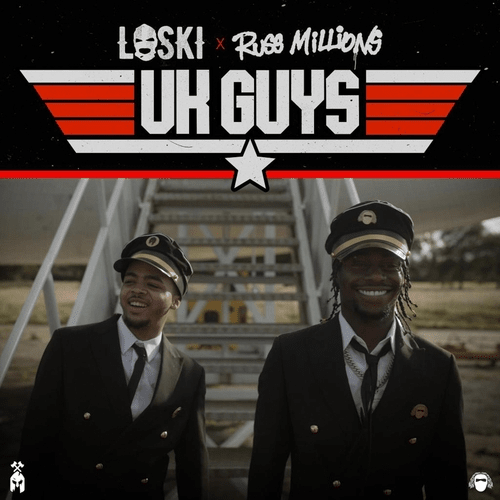 Album cover art for "UK Guys" by Loski & Russ Millions