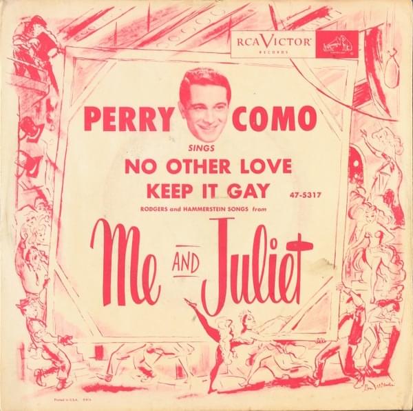 Album cover art for "No Other Love" by Perry Como