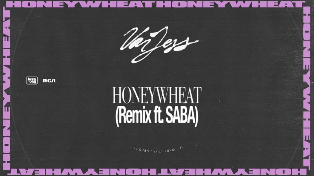 Album cover art for "Honeywheat REMIX" by VanJess & Saba