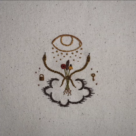 Album cover art for "Open Casket" by Into It. Over It.