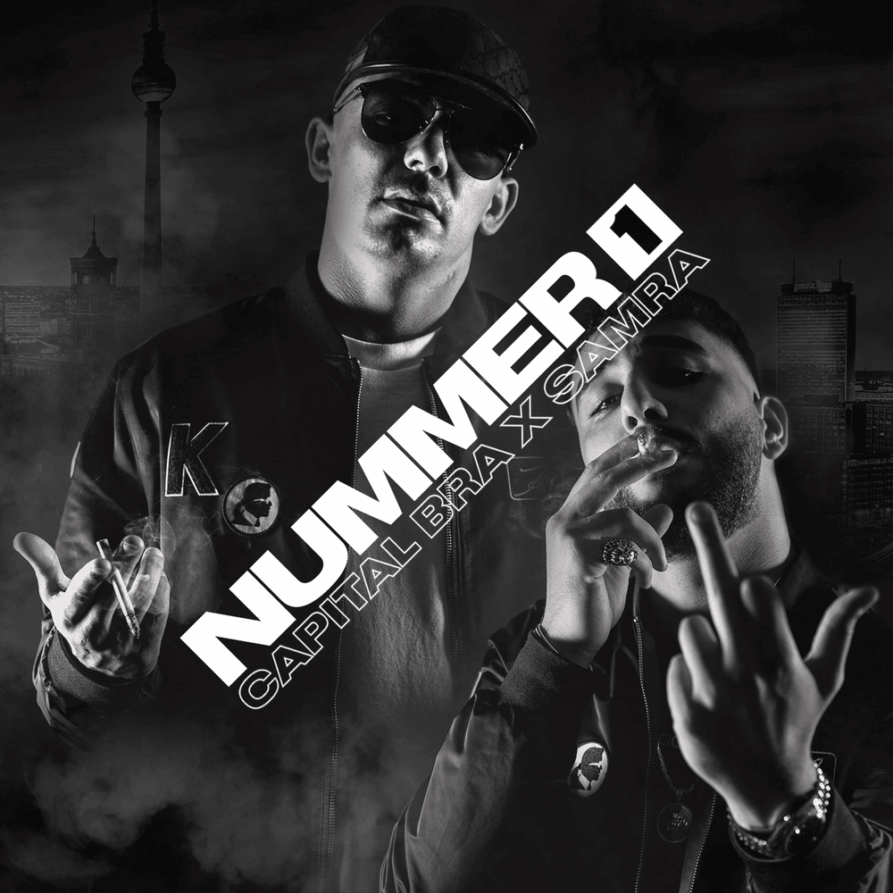 Album cover art for "Nummer 1" by Capital Bra