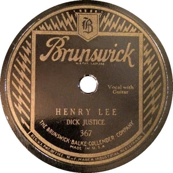 Album cover art for "Henry Lee" by Dick Justice