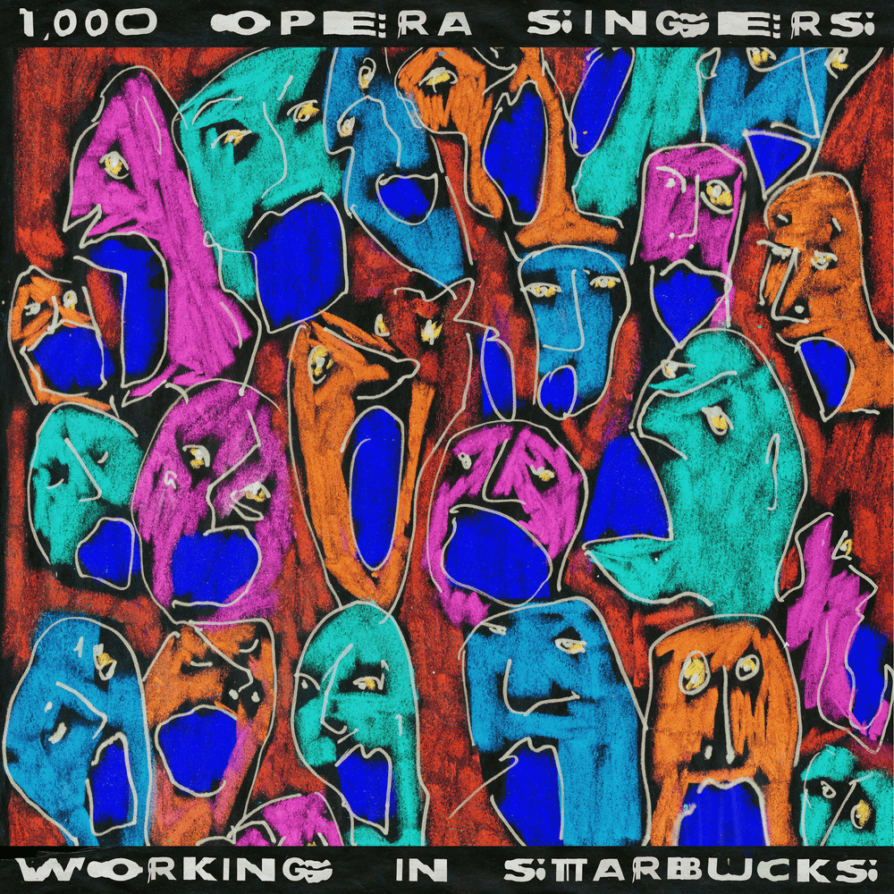 Album cover art for "1,000 Opera Singers Working in Starbucks" by EA Sports