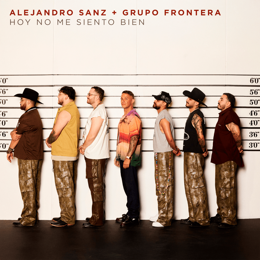 Album cover art for "Hoy no me siento bien" by Alejandro Sanz