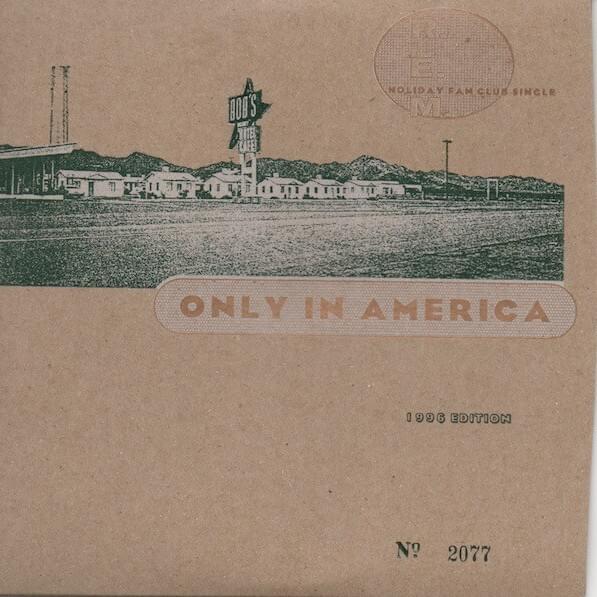 Album cover art for "Only in America" by R.E.M.