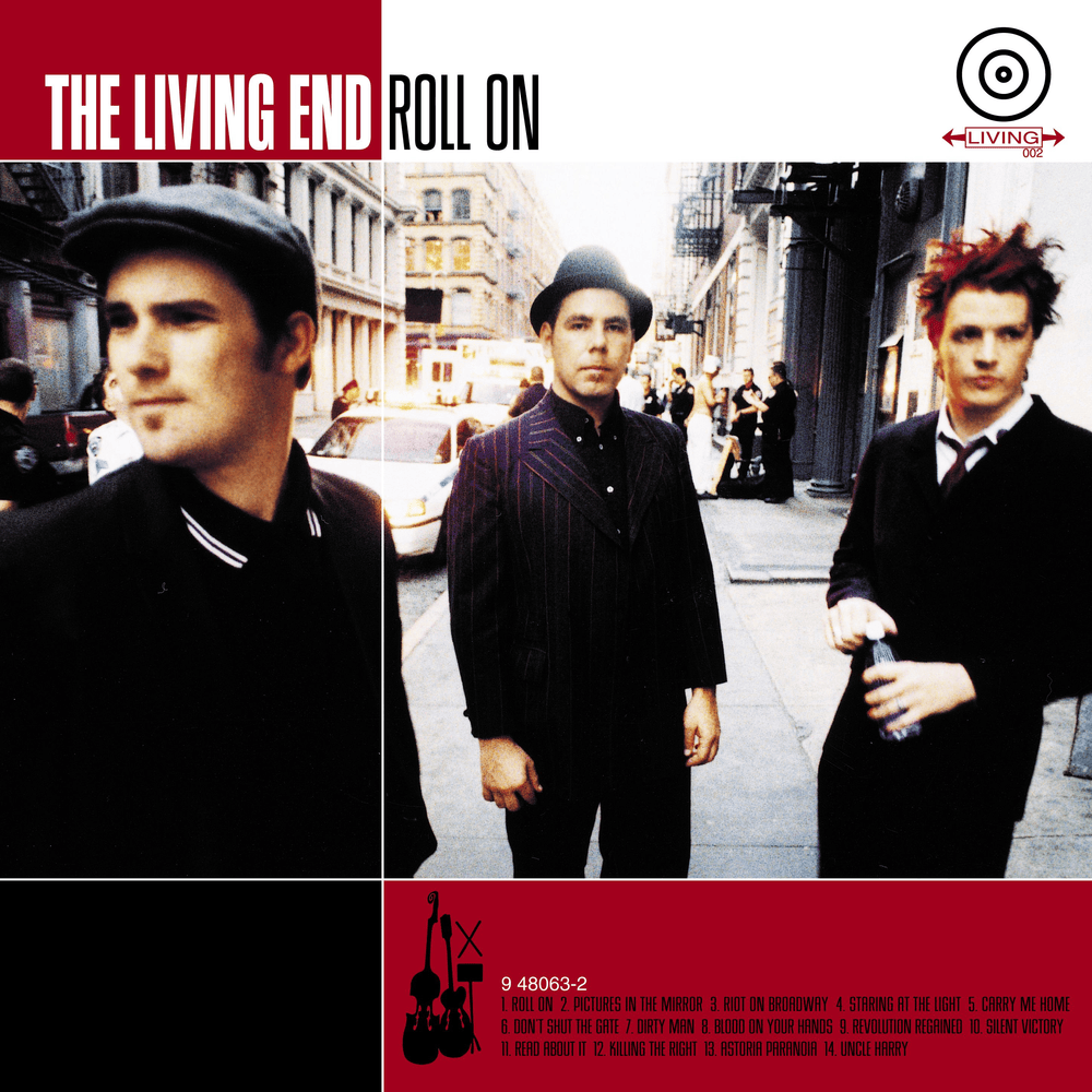 Album cover art for "Roll On" by The Living End