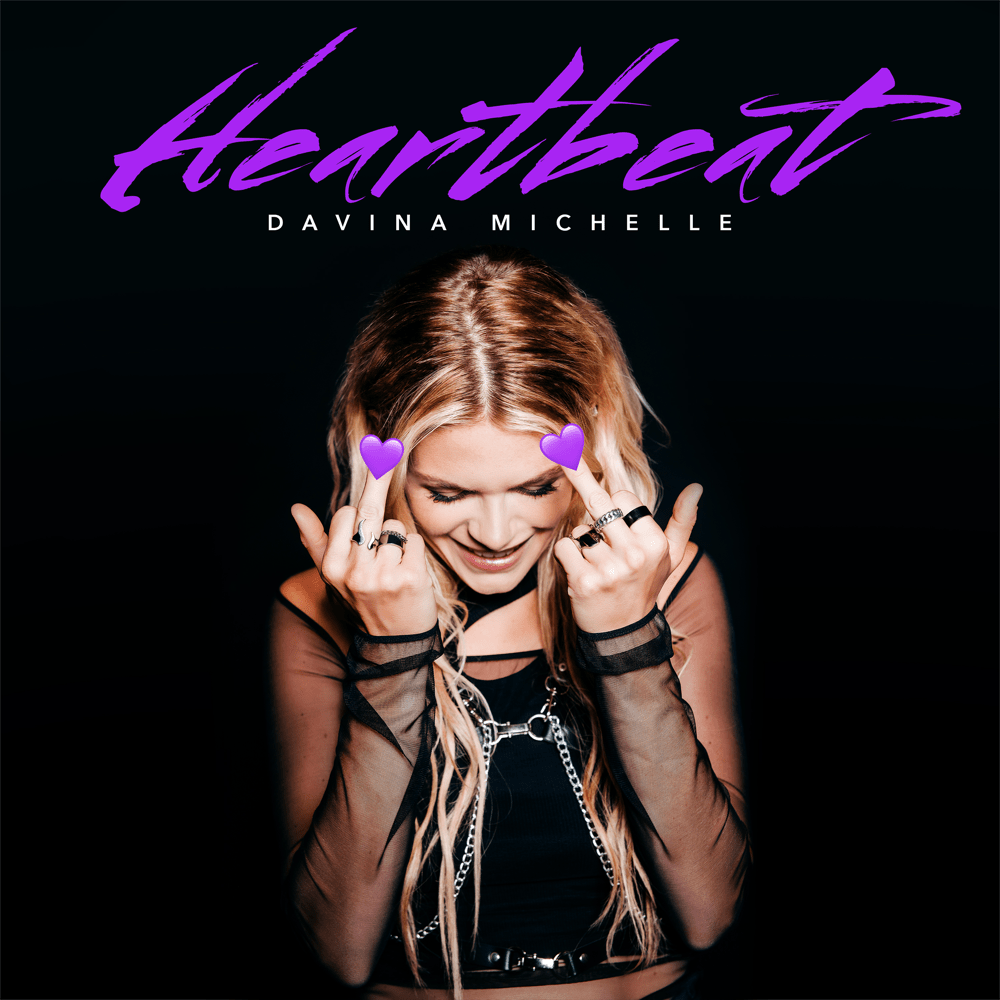 Album cover art for "Heartbeat" by Davina Michelle