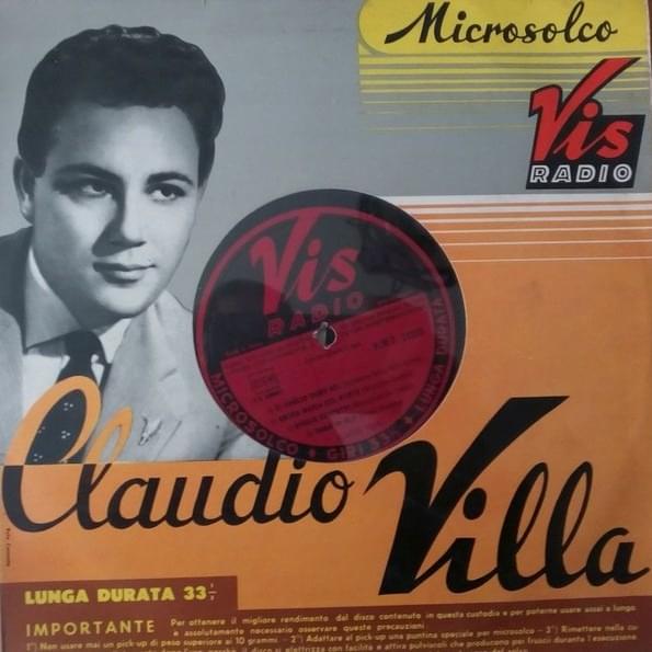 Album cover art for "El carrettero" by Claudio Villa