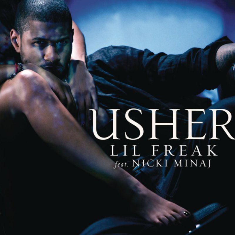 Album cover art for "Lil Freak" by USHER & Nicki Minaj