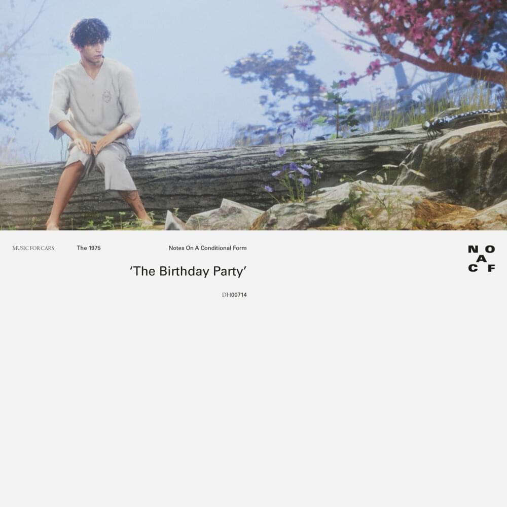 Album cover art for "The Birthday Party" by The 1975